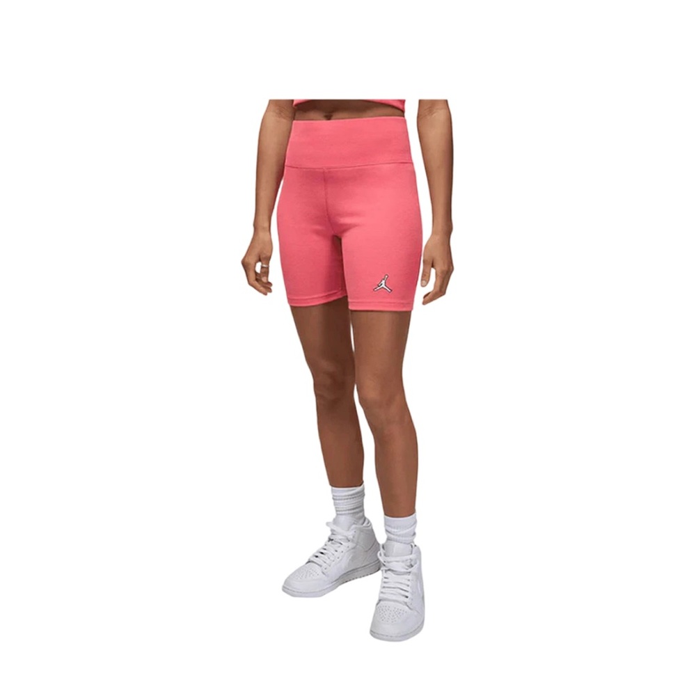 Air Jordan Women's Ribbed Bike Shorts DZ3180-894 Sea Coral Size Medium Brand New